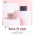 Rechargeable Retro TV haut-parleur mini-haut-parleur vintage